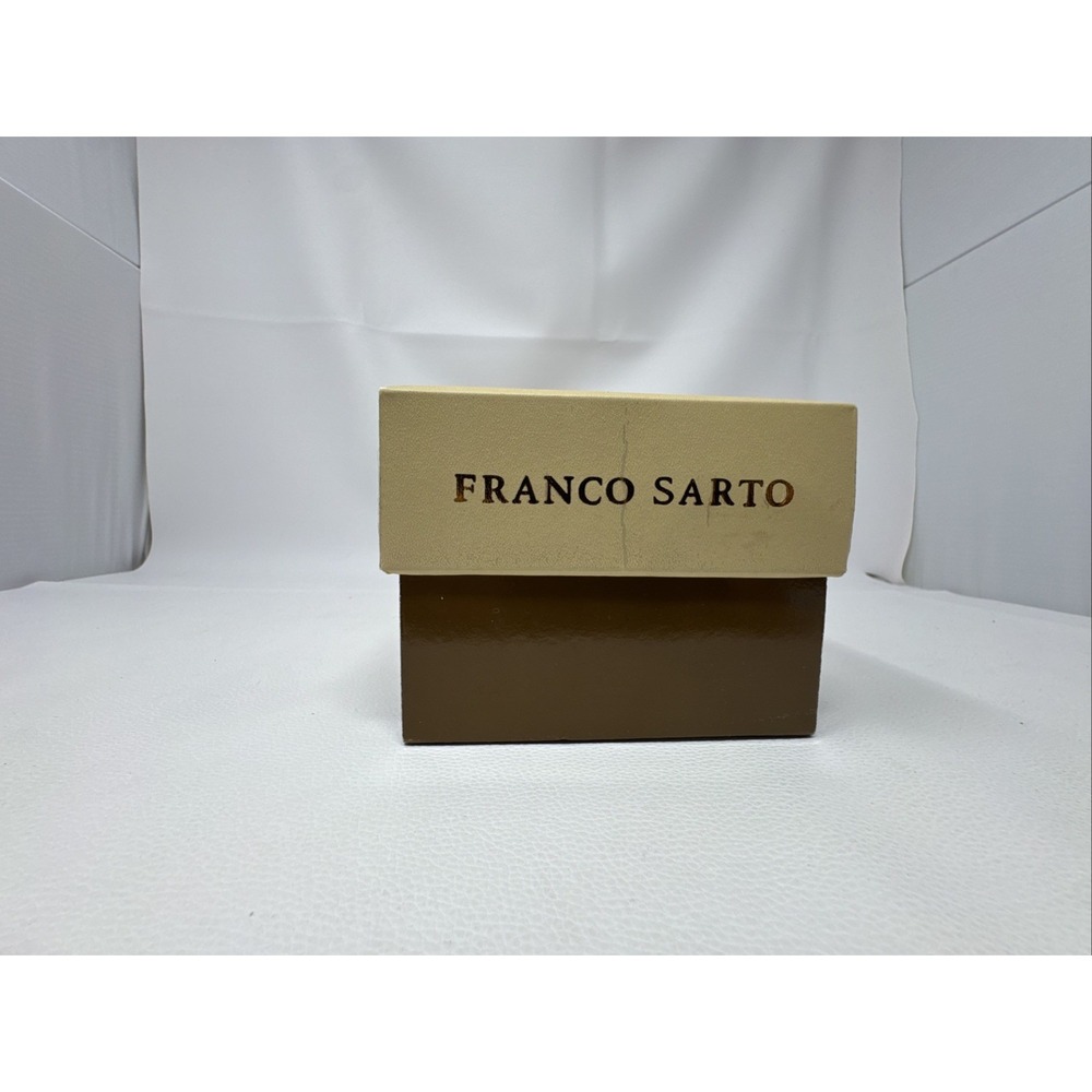 Franco Sarto Comfortable Flats Black Soft Leather Open Toe Slip On Shoes, 5.5M - Picture 16 of 16